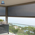 Exterior Remote Control  Electric Zip Track Outdoor Roller Blinds