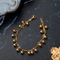 New Stylish Fashion Women Accessories Jewelry 18K Gold Plated Stainless Steel Gold Ball Pendant Bracelets Jewelry Gifts for Girl