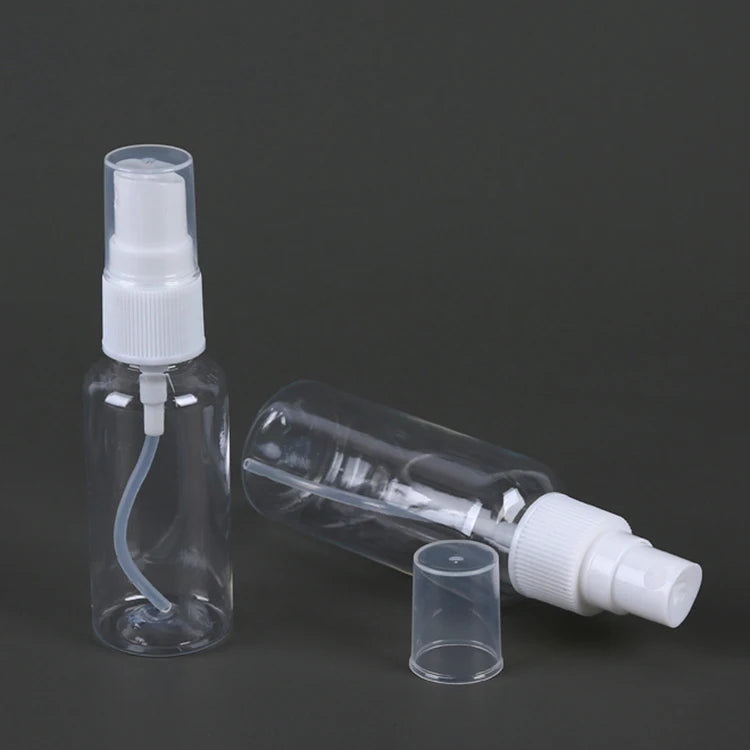 100ml PET Round Plastic Empty Cosmetic Perfume Mist Spray Bottle Lotion Wigs Skin Care Serum Face Masks Blush