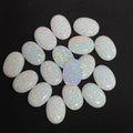 Synthetic Oval 18x13x4mm Opal White Fire Black Opal Stone Flatback Cabochon Loose Opals Stone Price