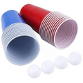 16 oz Beer Pong Cup Custom Color Party All Seasons Plastic PS 98x62x120mm for Drinking JY Brand