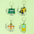 Custom Middle Eastern Cartoon Carabiner Keychain Soft PVC Cute Falcon and Mosque Design for Promotional Gifts and Travel Lovers