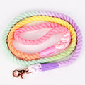 Lovecolour Custom Dog Lead Braided Cotton Heavy Duty Strong Durable Multicolor Dog Rope Leash