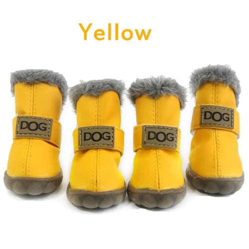 Warm Soft Bottom Small Dog Shoes Four Seasons Sports Canvas Shoes Winter Styles