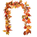 A-1260 Thanksgiving Autumn Decor Maple Leaf Garland Hanging Fall Leave Vines Artificial Fall Garland for Home Christmas