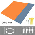 High Quality Moisture-proof Polyester Solid Sand Free Foldable 4 Seasons Beach Blanket Mattress Large Size 210x200cm