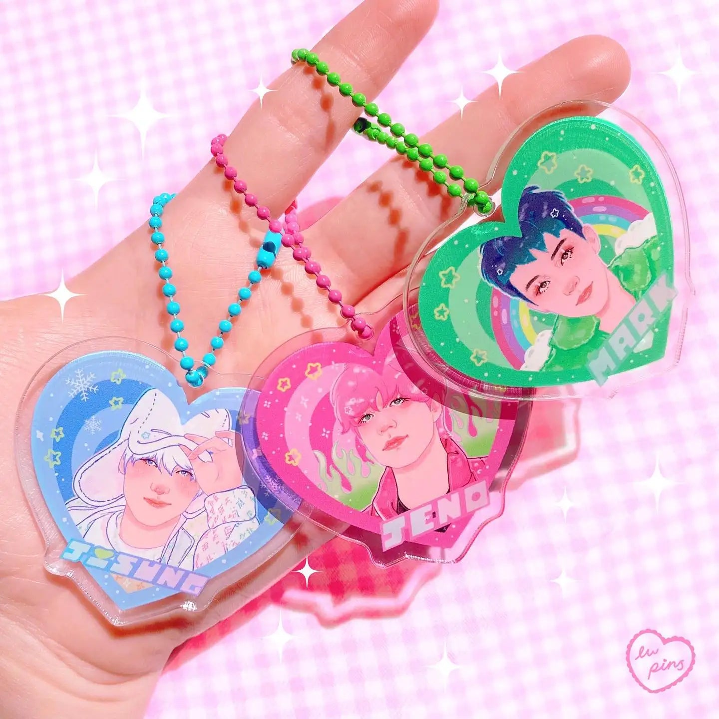 Low Moq Cute Cartoon Make Your Own Shaker Acrylic Wholesale Kawaii Custom Acrylic Shaker Keychains Transparent Acrylic Charm