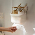 Waterproof Industrial Toilet Paper Holder Vintage and Bathroom Household Kitchen Bathroom Toilet Storage Paper Holder