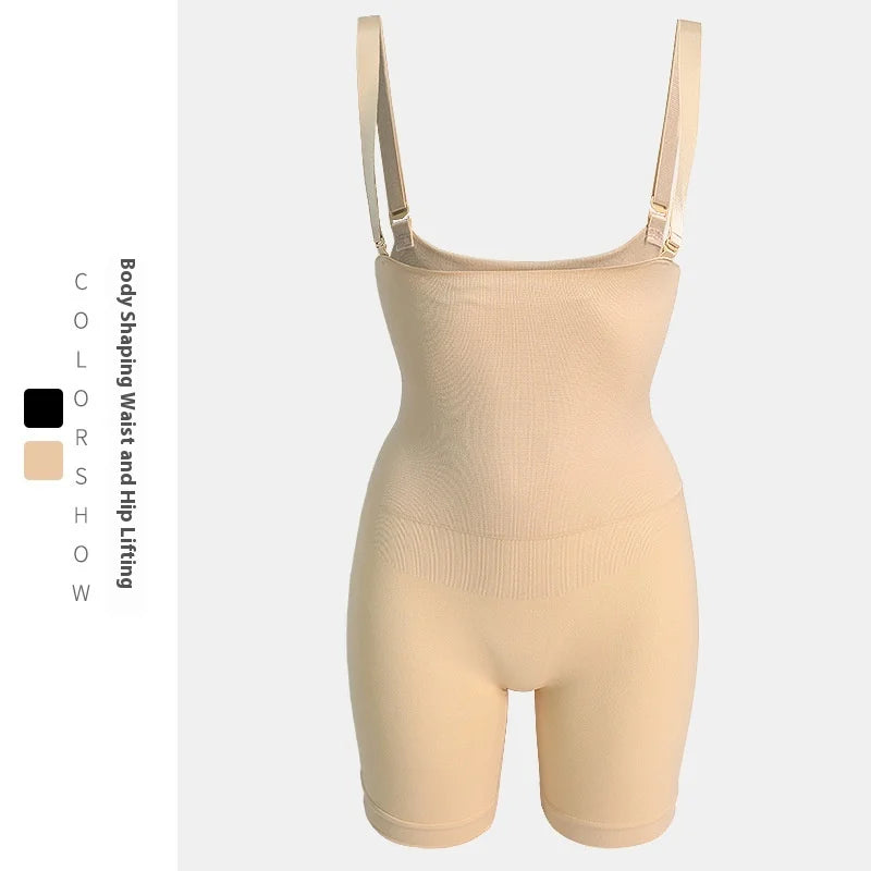European American Women's Everyday High-Waist Tummy Pants Firm Hip-Lifting Straps Cross-Border Body Shaping Shaper