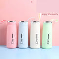 Promotional Gifts Macaron Glass Water Bottle Cheap Price 400ml Glass Water Bottle with Silicone protection Sleeve Cover
