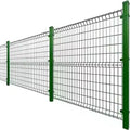 Outdoor Garden 3D Welded Wire Mesh Fence Powder Coated  Forming a Strong and Beautiful Barbed Wire Fence.