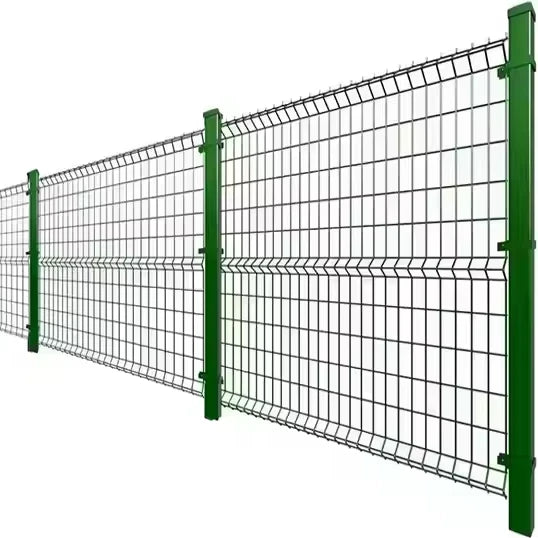 Outdoor Garden 3D Welded Wire Mesh Fence Powder Coated  Forming a Strong and Beautiful Barbed Wire Fence.