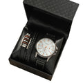 Wholesale A09279 Business Quartz Men Watch Set Leather Bracelet Wristwatches Boyfriend Gift Set With Box
