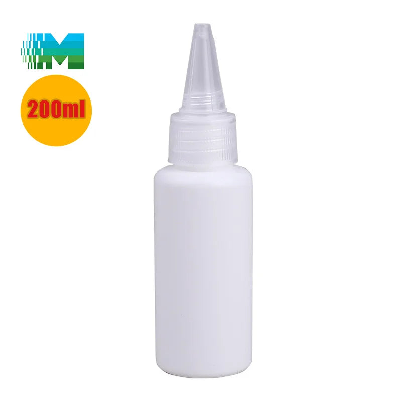 Factory Price 200ML Sample Needle-Nose Botella De Plastico Plastic Jar Essential Oils Dropper Plastic Bottles