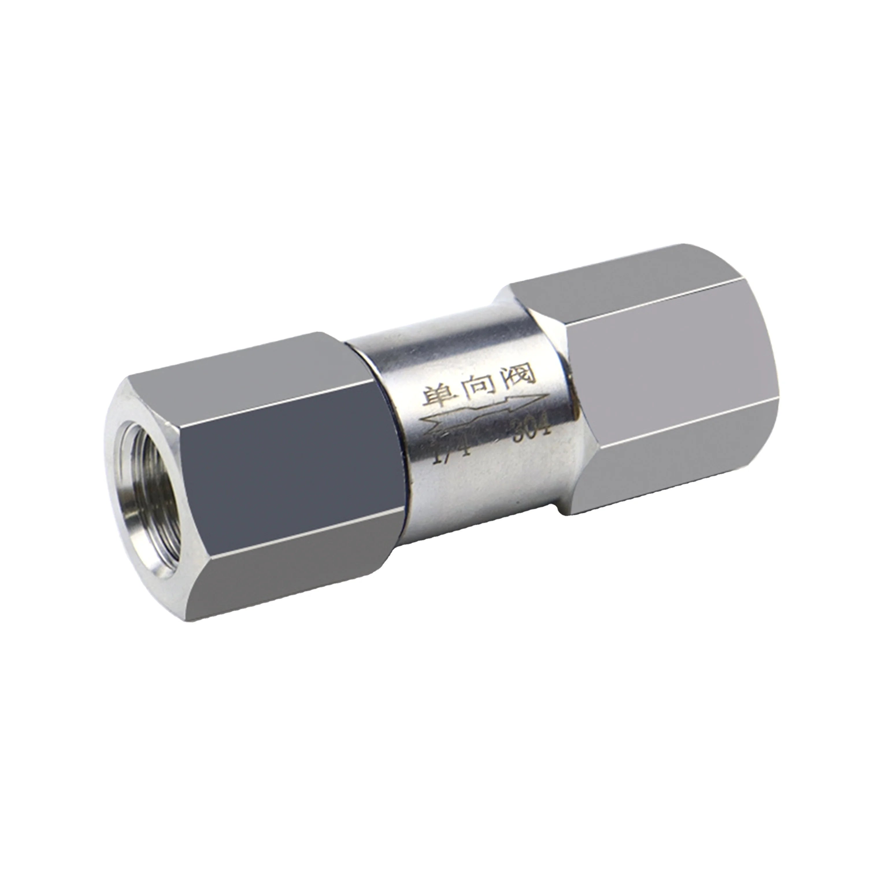 Non-Return Valve One-Way Flow Check Valve Inline Spring Check Valve Stainless Steel Check Valve