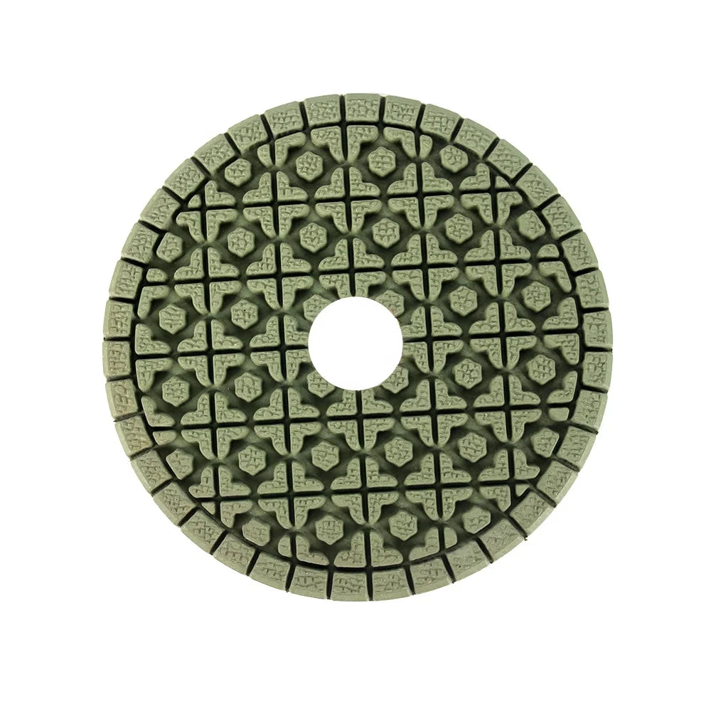 TRUE SHINE 100mm Granite Wet Diamond Polishing Pads Power Tool Accessories Factory Outlet