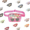 Custom Logo Popular Waterproof Sport Running Transparente Clear Pvc Belt Phone Pocket Fanny Pack Crossbody Women Waist Bag