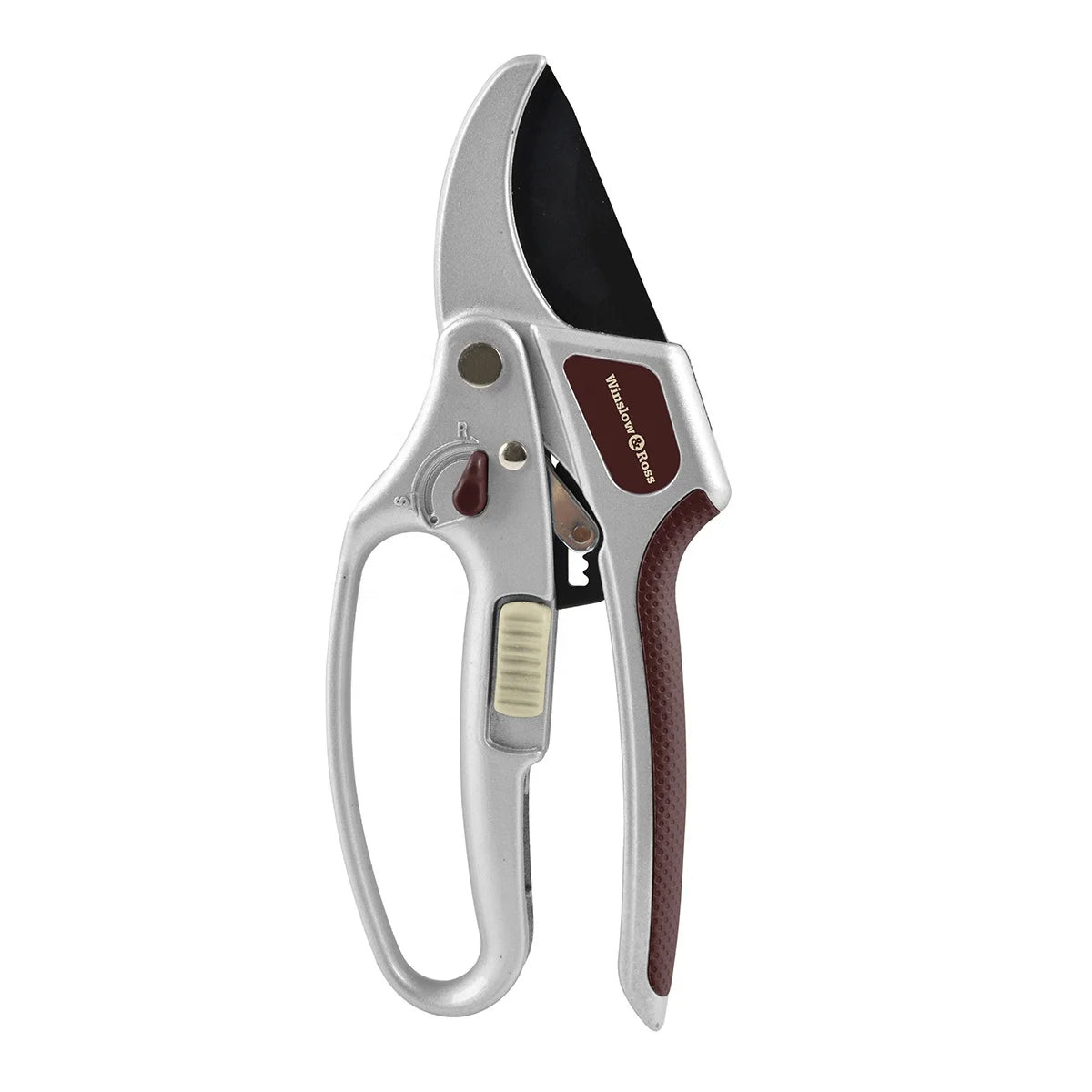 Winslow & Ross Global Patent Innovation 2 in 1 Aluminium Ratchet Shears Floral Garden Secateurs