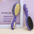 Runpin J126 Pet Grooming Specialized Comb Hair Pulling and Fluffing Pin Comb Knots Removal Brush Dog Hair Knotting Comb
