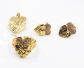 BMZ New 2025 Hot Sell 18k 4pis Full Good Quality CZ Heart Luxury Set Jewelry
