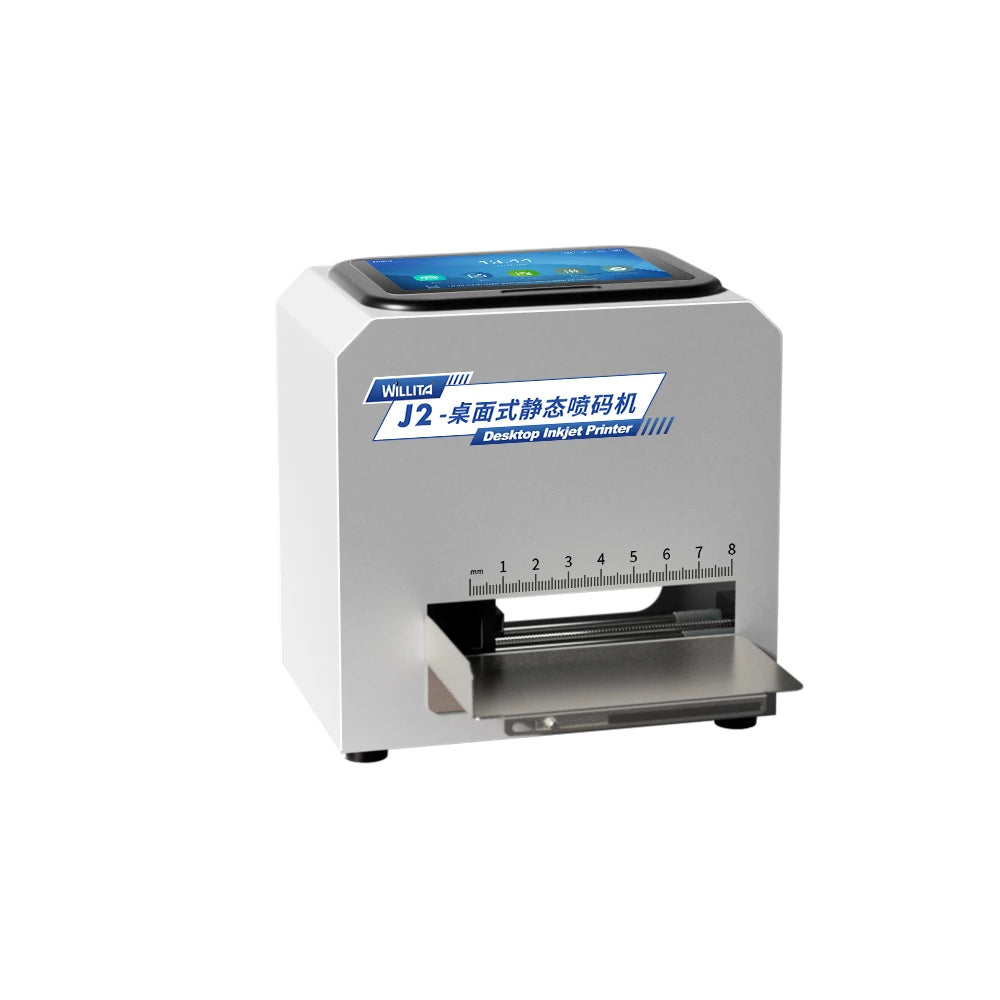 Willita TIJ 12.7mm Desktop Static Inkjet Printer J2 Small Character Inkjet Printer Encoder Expiry Date Printer