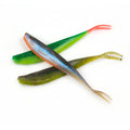 Alpha 130mm 8g Soft Fishing Baits Double Color Split-tail Silicone Soft Fishing Lure