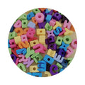 100pcs Acrylic Letters  Colored Pen Necklace Bracelet Acrylic Spacer Beads for Jewelry Making DIY Accessories