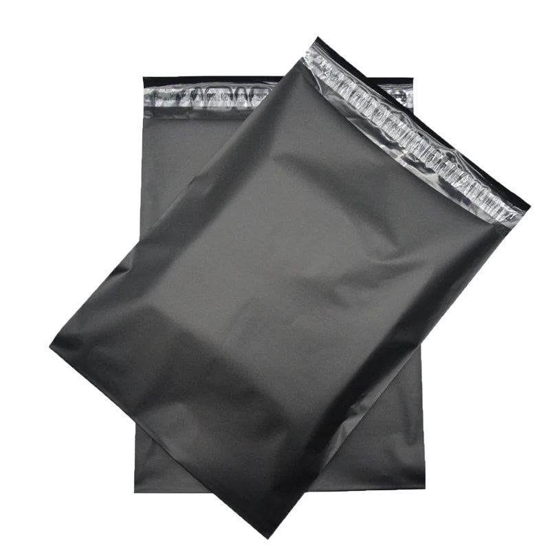 Design Personalized logo Black Durable High-impact Plastic Mailer Bag Accept Customized