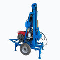 150m Water Well Rig Portable Wheeled Pneumatic Borehole Deep Water Well Drilling Rig Water Well Drilling Rig