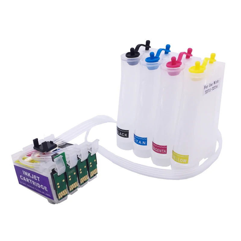 502XL Empty CISS Ink System With Reset Chip for Epson XP-5100 XP-5105 WF-2860DWF WF-2865DWF CISS Continuous Ink Supply System