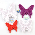 Xgys-048  Set Funny Plastic butterfly Shape Mould Cookie Cutter Mold for Kids Play Use Cookie Home Diy Use Plastic