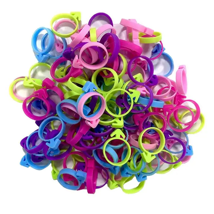 Hot Sales Pastry Bag Ties Reusable Silicone Decoration Icing Bag Ties for Cupcakes Cookies and Cake