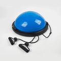 SRMJ BBHB-01 Round PVC Half-Balance Yoga Ball with Resistance Bands and Foot Pump for Pilates Fitness MegaBDM