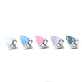 Fashion Jewelry Piercing Jewelry ASTM F136 Titanium Piercing Internal Threaded Top End Body Ear Piercing Jewelry Wholesale
