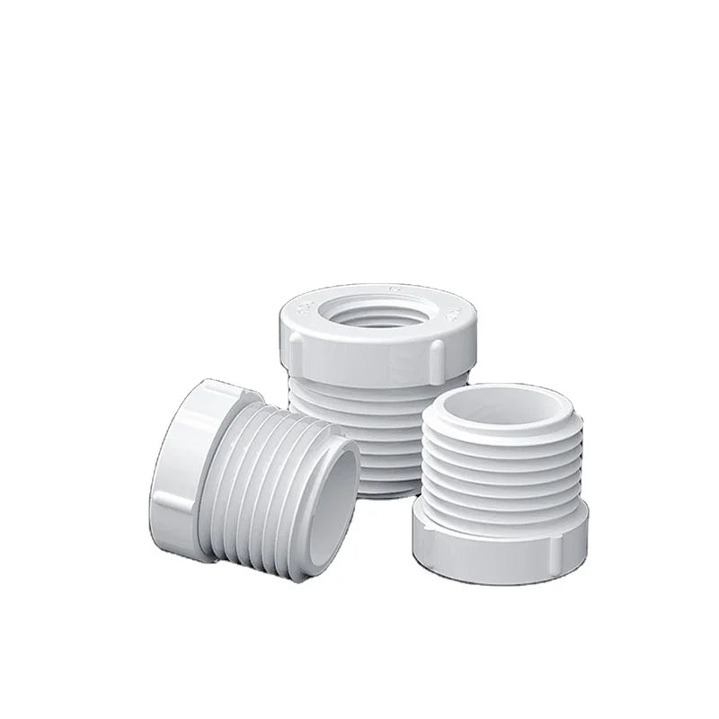 UPVC High Pressure Smooth Internal and External Tooth Bushing Thread Reducer Fittings Joint Conversion
