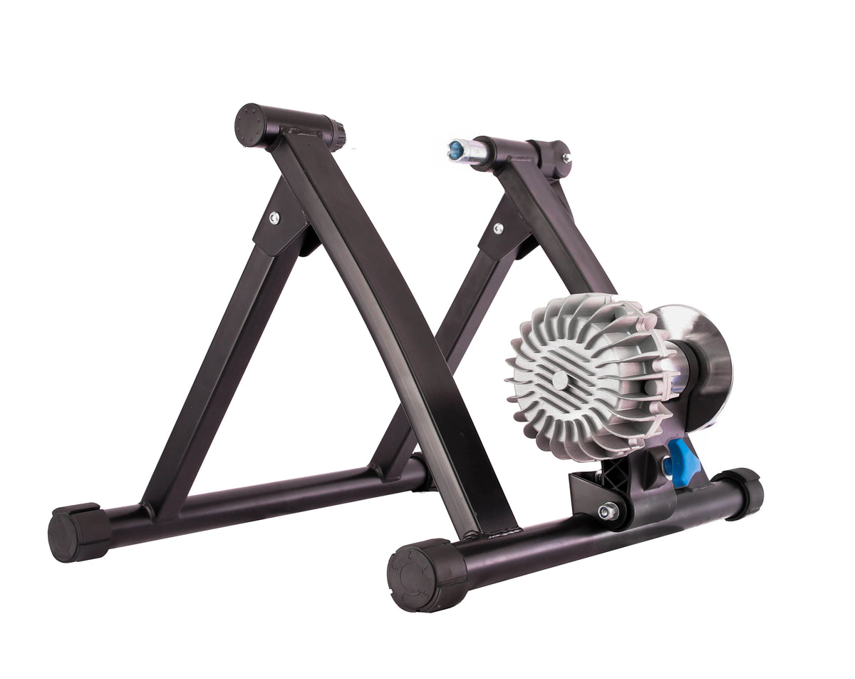 Steel Indoor Riding Bicycle Gym Trainer with Noise Reduction Wheel Exercise Training Stand Accessory