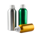 2025 Collection of Tamper Evident Aluminum Metal Bottles Empty 50ml 100ml 120ml 150ml 250ml 500ml 800ml Essential Aroma Oils