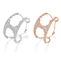 Fashion Jewelry Bracelets Bangles Setting CZ Zircon 925 Sterling Silver Bangles for Women