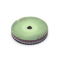 3 Inch Radial Bristle Disc Buffing Wheel High Hardness Polishing Wheel for Rotary Tools OEM for Cleaning Finishing Deburring