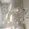 Wholesale  Crystal Sun Catcher  Silver  Sun Catchers Gemstones Crystal Crafts Amethyst Suncatcher Home Decor