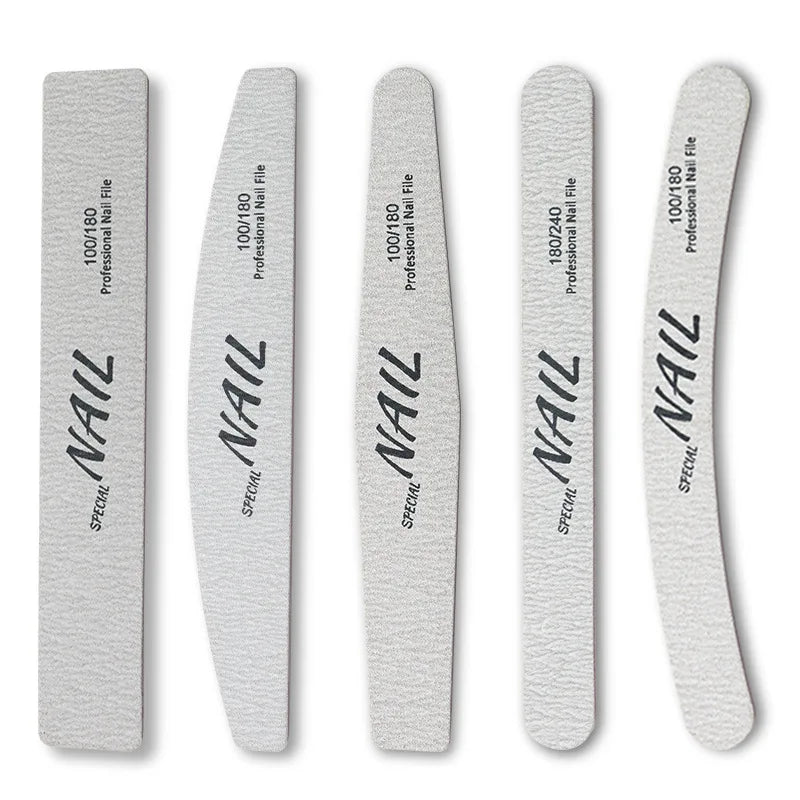 Professional Nail Art Tool Dual-Sided Sponge Nail File for Effective Nail Care
