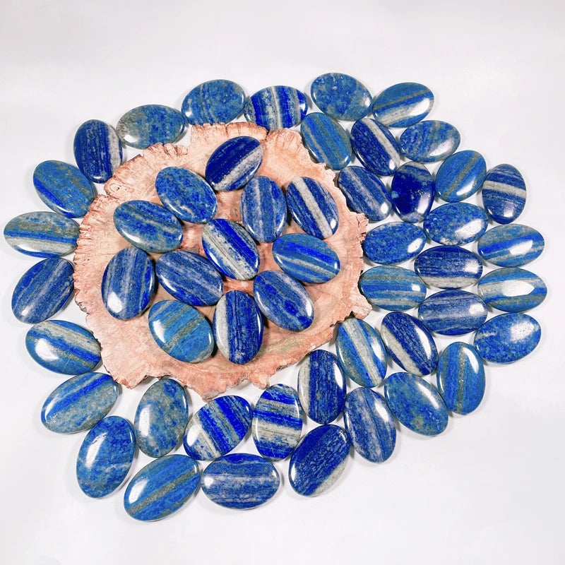 Hongzhuo Wholesale Natural Fengshui Healing Crystal Lapis Lazuli Energy Massage Stones Old Category Craft Product