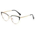 Best Womens Fashion Metal Eyeglass Photochromic Anti Blue Light Glasses Prescription Glasses Butterfly Eyeglasses Frames