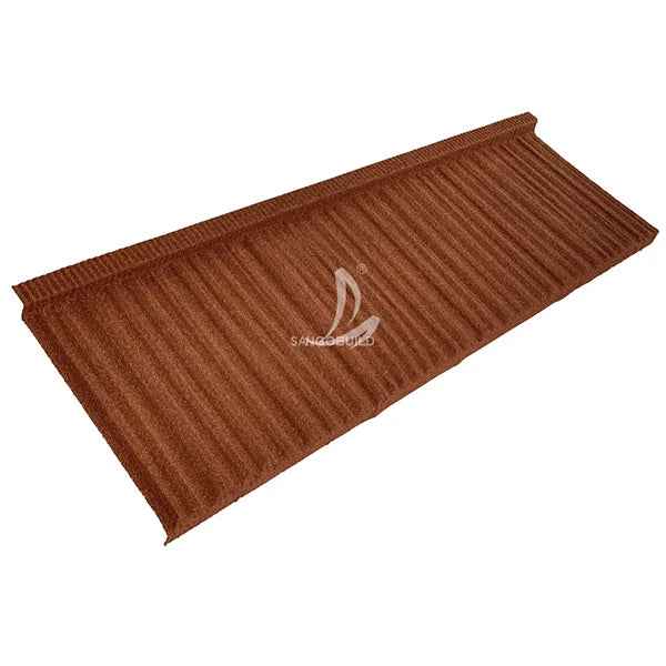Black Stone Coated Roof Tile Corrugated Metal Roofing MegaBDM