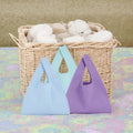 Custom Cotton Packing Bag Colorful Wrist Handbag Daily Tote Bag