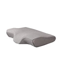Ergonomic Orthopedic Anti-Snore Memory Foam Cervical Pillow Grey Bamboo Cover Bedding