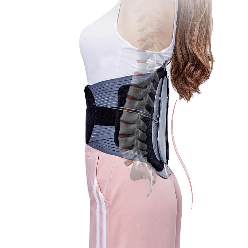 Elastic Adjustable Lumbar Waist Lower Back Support Brace With Magnets Waist Support Belt for Back Pain