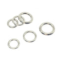 5.5mm Moulded Fishing Stainless Steel 304 Polishing Heavy Duty Seamless Cast Solid Round Jump Ring O Rings