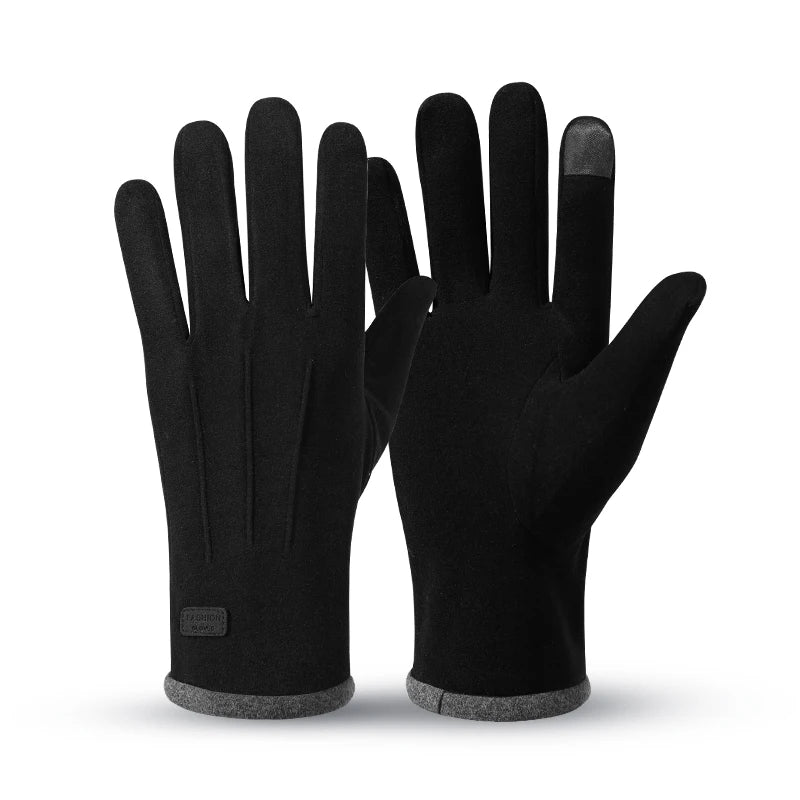 Hot Selling Outdoor Full Finger Windproof Cycling Men Winter Warm Gloves