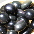 DIY Tumbled Stone Natural Crystal Rainbow Obsidian Healing Stone Crystal Gravel Tumbled Stone for Decoration